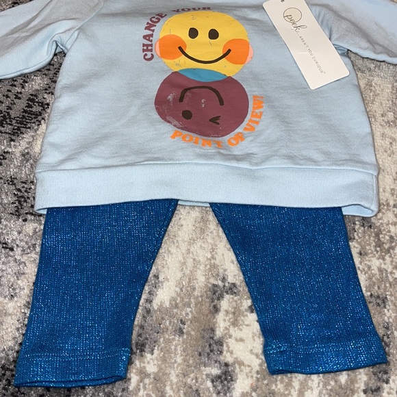 PEEK sz 3-6M Change your point of view shirt/pants set NWT - Picture 2 of 5